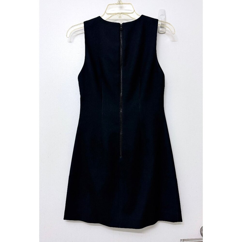 NWT Alice + Olivia The Beatles Clyde Shift Mini Dress Fab Four Portrait Black 0 - Picture 9 of 13